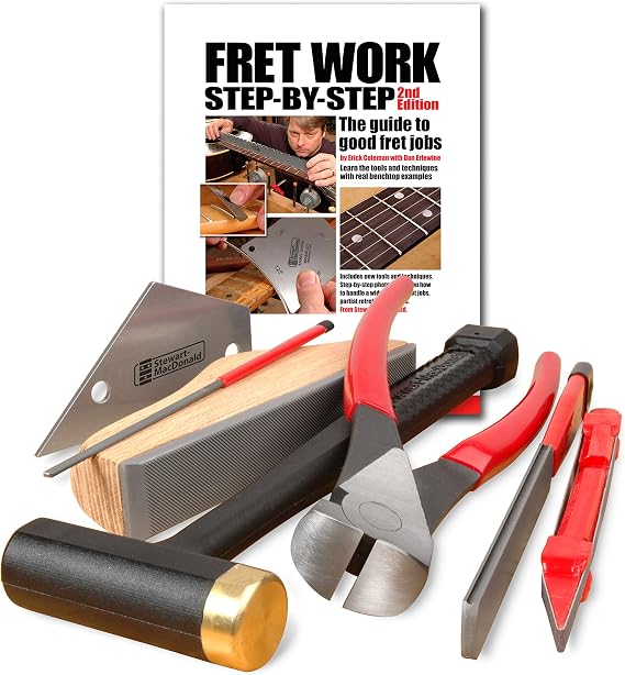 StewMac Essential Fretting Tool Set, Guitar Fret Work Kit