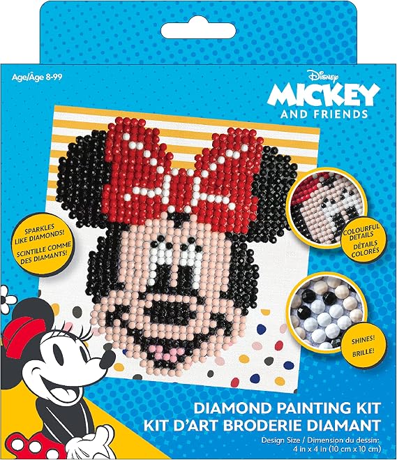 Camelot Dotz Diamond Art KIT Minnie Fun, Multi