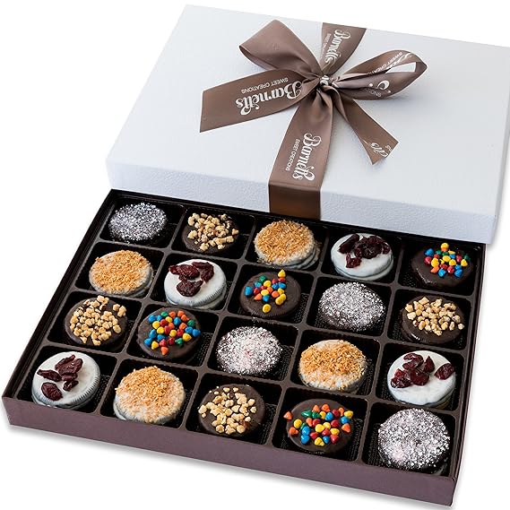 Barnetts Cookie Gift Basket, 20 Gourmet Chocolate Cookies