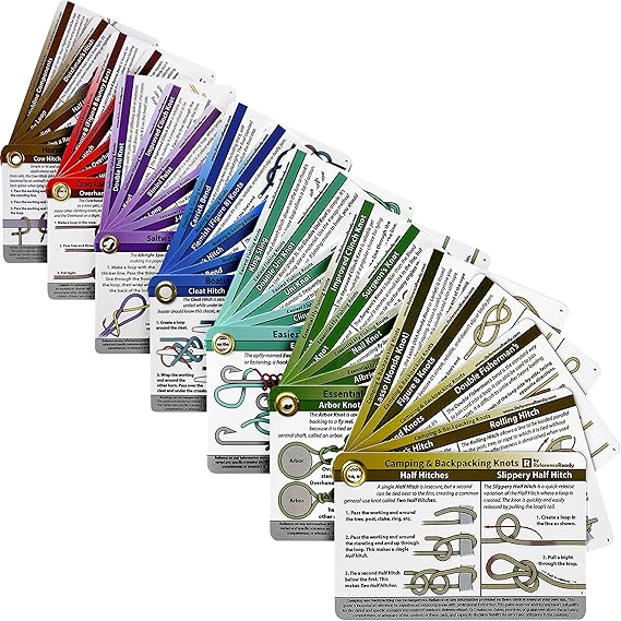 ReferenceReady Complete Knot Card Bundle: 7 Pocket Guides to Tie 76 Knots