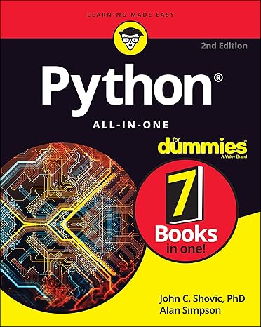 Python All-in-One For Dummies, 2nd Edition (For Dummies (Computer/Tech))