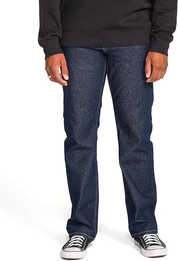 Volcom Men's Solver Stretch Denim Jeans-Modern Fit Pant