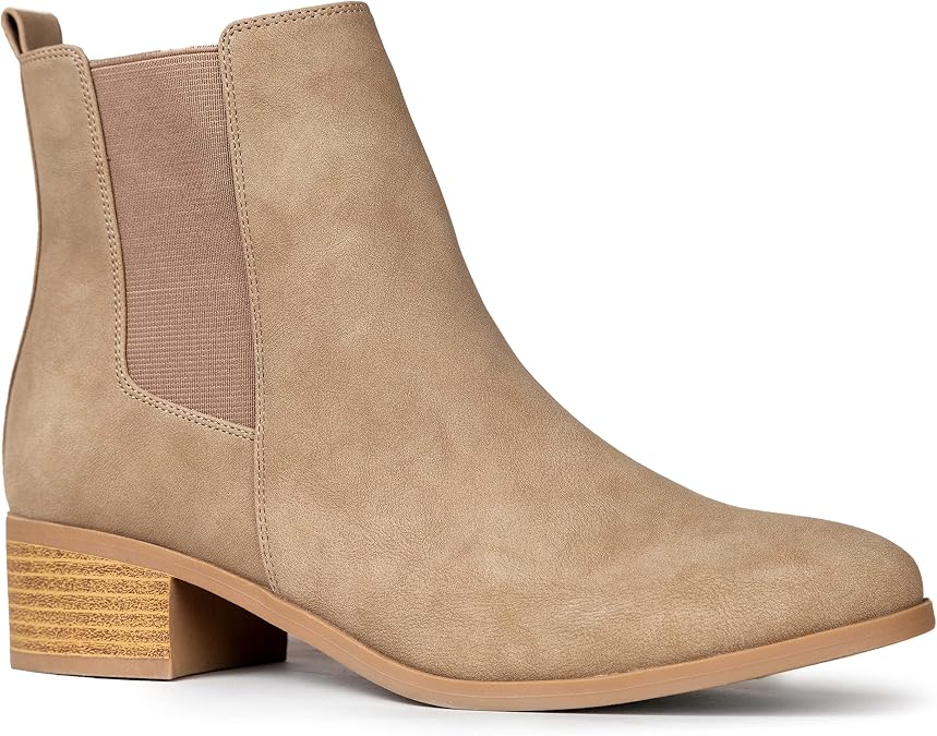 Qupid Women's Repeat | Chelsea Ankle Low Heel Boots