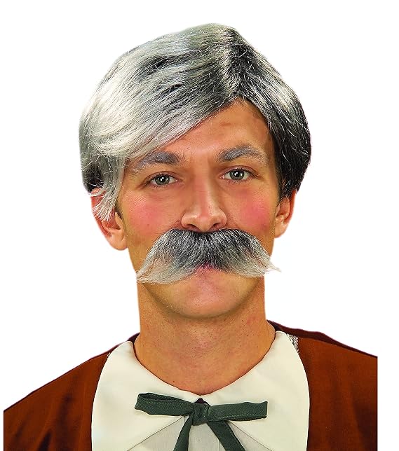 Rubies Geppetto Wig & Moustache for Adults, No Size