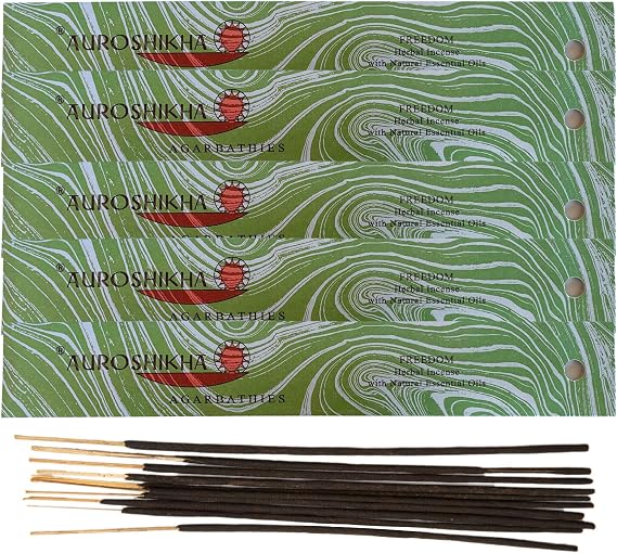 Marbling ~ Freedom ~ Herbal Incense Sticks (5 Pack Total of 50 gram)