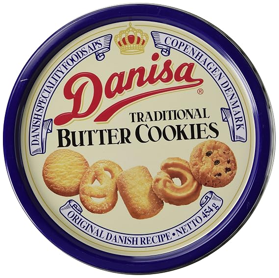 Danisa Butter Cookies 16 Oz Festive Tin