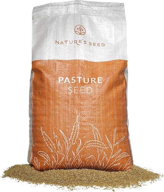 Natures Seed Alpaca and Llama Forage Mix, Pasture Grazing Grass Seed Cool-Season Blend, High-Fiber, 10 lbs
