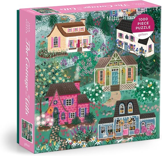 Galison - The Cottage Hills 1000 Piece Jigsaw Puzzle for Adults