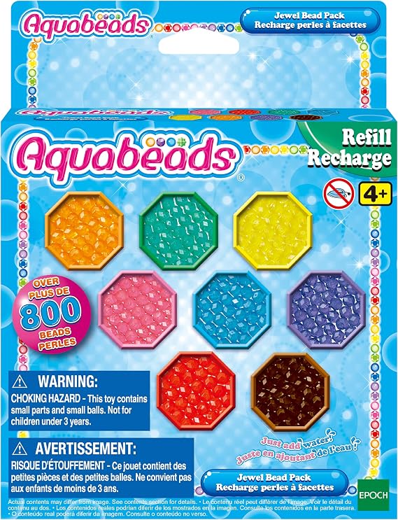 Aquabeads - Jewel Bead Pack - Water Fuse Bead Refill Pack