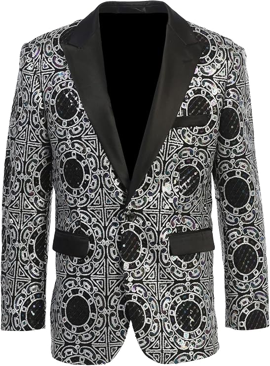 Men's Premium Patterned Tuxedo Jackets & Blazers-Dinner Jackets-Multi Colors