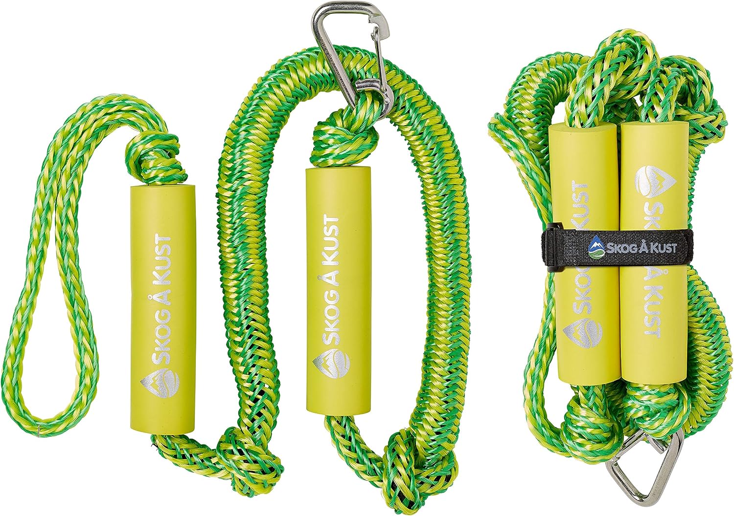 Skog Å Kust Premium PWC Bungee Dock Lines 2-Pack: 4 & 6 Foot Lengths