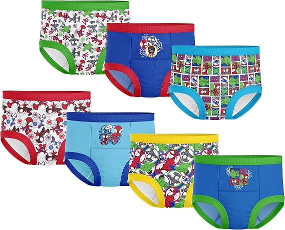 Superhero 7PK-10PK Potty Training Pants with Success Chart & Stickers with Spiderman, Hulk & more sizes 18M, 2T, 3T, 4T