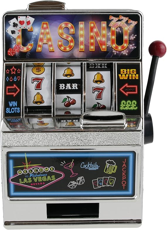 Mister mg2000 Gadget Small Slot Machine Plastic 11.5 X 10 X 17.5 cm
