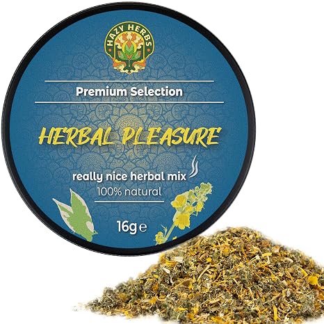 HAZY HERBS Premium Selection Herbal Pleasure Herbal Tea Blend 100% Natural Herbal Mix 16 g Fine Blend