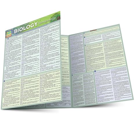 Biology Terminology: QuickStudy Laminated Reference Guide