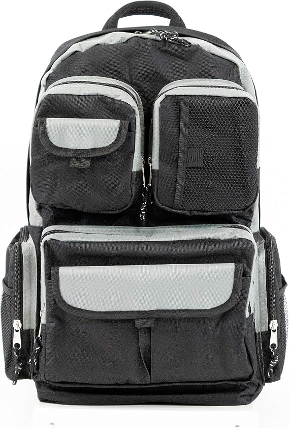Emergency Zone Backpack: Tactical, Red, Black | Lightweight & Durable