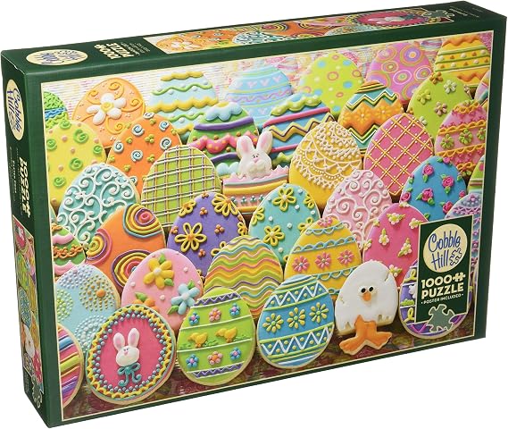 Cobblehill 80027 1000 pc Easter Eggs Puzzle, Various