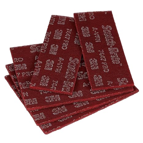 Scotch-Brite 7447 Pro Sheet Pad, PO-SH, A/O Very Fine, Maroon