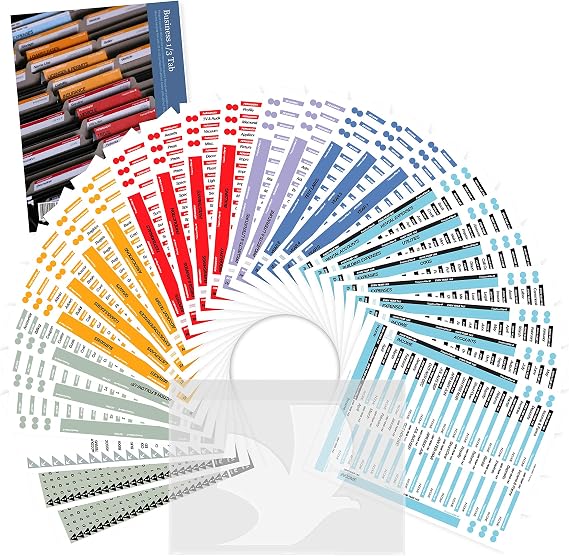 Business Filing System 1/3 Tab