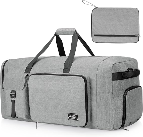 120L Foldable Travel Duffle Bag, Large Holdall Duffel Bag