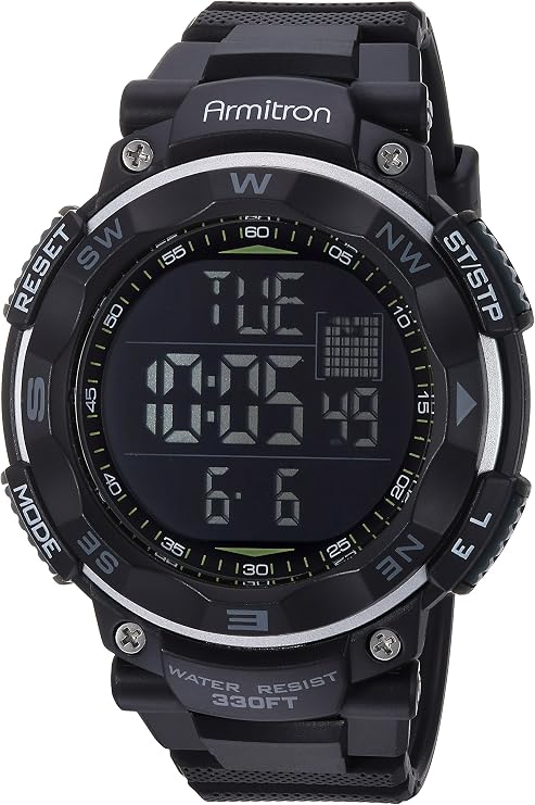 Armitron Sport Men's 40/8254 Digital Chronograph Resin Strap Watch