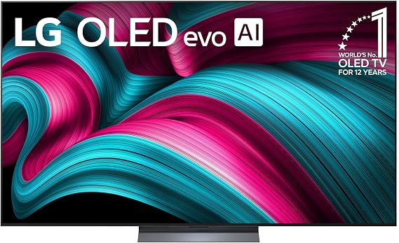LG 77-Inch Class OLED evo AI Super Upscaling 4K C5 Series Smart TV w/Dolby Atmos & Vision, HDR10, Filmmaker Mode, Wow Orchestra, Alexa Built-in (OLED77C5PUA, 2025)