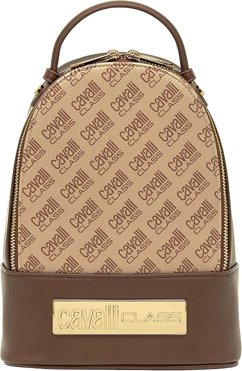 Cavalli Class CAPRERA Khaki Small Fashion Backpack