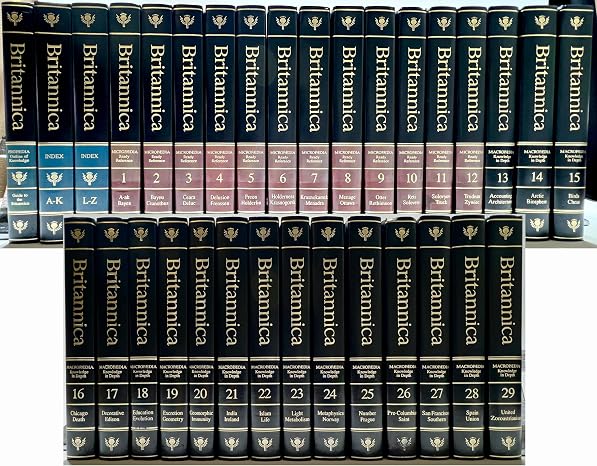 The New Encyclopedia Britannica (32 Volume Set) (2007)