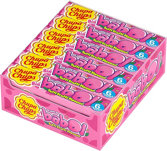 Big Babol Karışık Meyve Aromalı 6Lı 25 Gr18 Adet