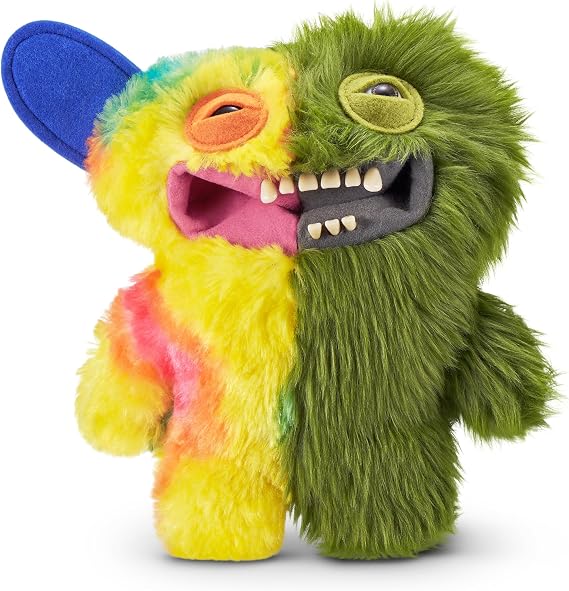 Fuggler ZURU Misfit Monsters 9" Series 1 Funny Ugly Monster Plush Toy (Grinnero McGoo - Green & Multi)