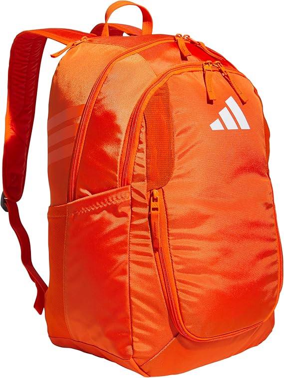 adidas Stadium 4.0 Team Sports Backpack (36l) Durable Athletic Laptop Bag, Orange/4.0, One size, Stadium Team Sports Backpack for Men and Women (36l) Durable Athletic Laptop Bag
