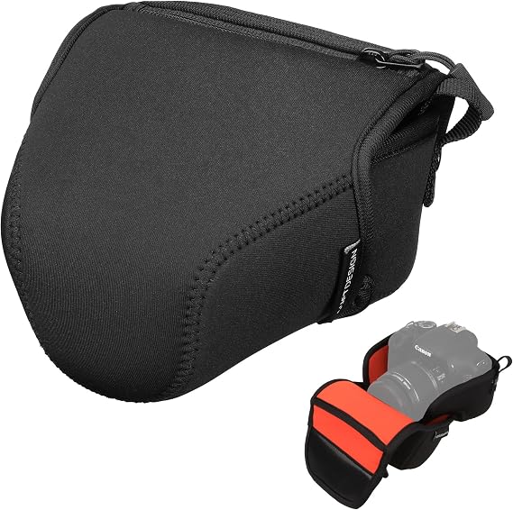 HAKUBA SLR Camera Case Luft Design Slim Fit Camera Jacket M-80 Black DCS-03M80BK