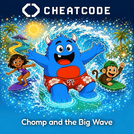 Cheat Code: Chomp and the Big Wave: A Cheat Code Adventure! (Cheat Code: Adventures)