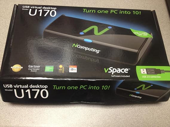 NComputing U170 USB-connected Virtual Desktop Kit