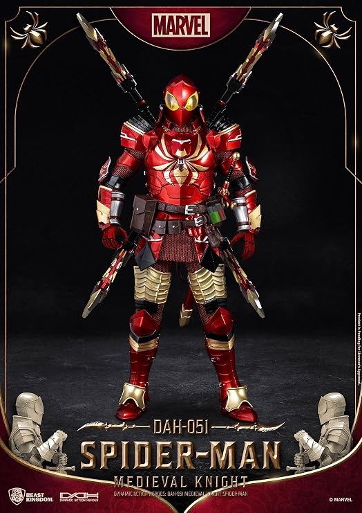 Beast Kingdom Medieval Knight Spider-Man DAH-051 Dynamic 8-ction Figure