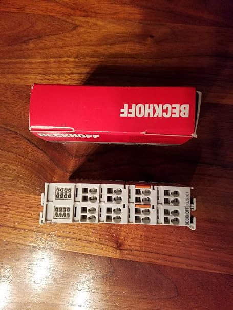 BECKHOFF KL5101 0.5 AMP, 1 MHZ, 16 BIT, 1-Channel Encoder Interface, 5 V DC (DIFF RS422, Bus Terminal, INCREMENTAL, IP20, TTL)