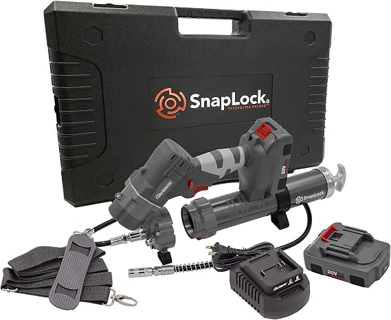 LubriMatic 30-808 Snaplock Quick Release Gun - 20V Lithium Ion