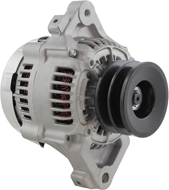 New 12V Alternator for Kubota Tractors M7030/M7580/M8580/M9580 W/ Kubota Engines V4000-V4702 1986-2007 Misc Equip Various A35 Kubota Eng 88-07 Replaces 16541-64010 16541-64011 16541-64012 9760218-678