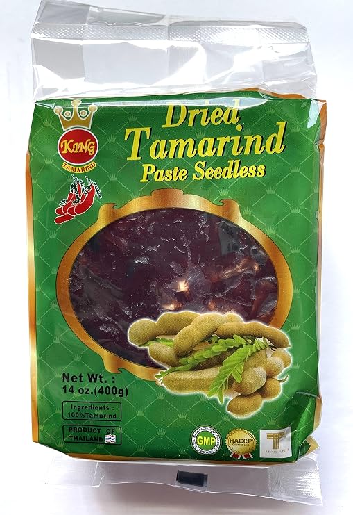 Wet Tamarind Paste,Sour Tamarind Paste Seedless Tamarido Product Thailand,Fresh (1 Pack (14oz each)