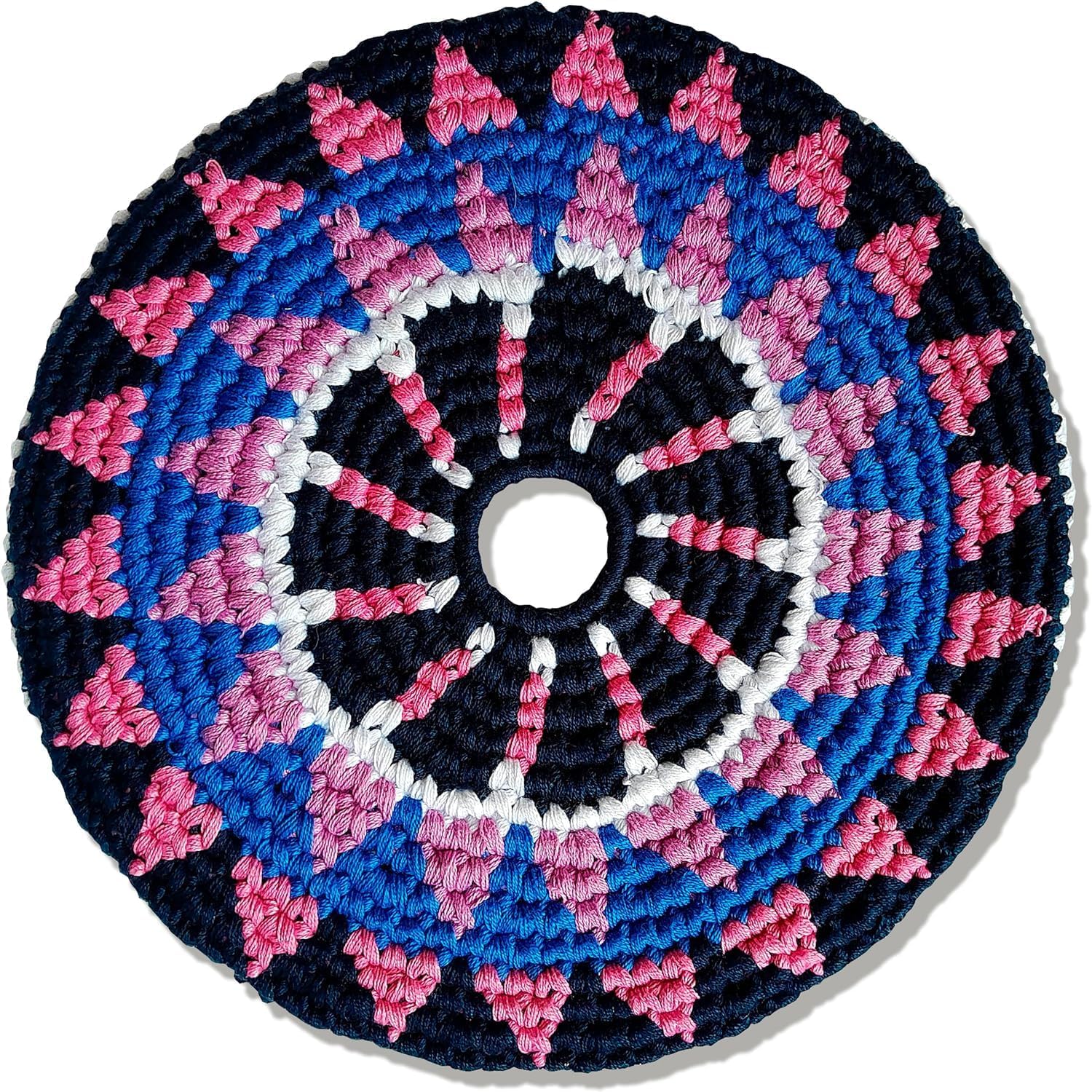 Buena Onda Indoor Flying Disc - 7 Flexible Sport Disc for Indoor and Outdoor Play - Amazing Handmade Quality from Guatamala - Pocket Discs are Played in Over 20 Family Fun Games