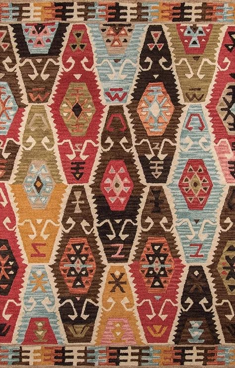 Momeni Rugs Tangier Collection, 100% Wool Hand Tufted Tip Sheared Transitional Area Rug, 3'6" x 5'6", Multicolor