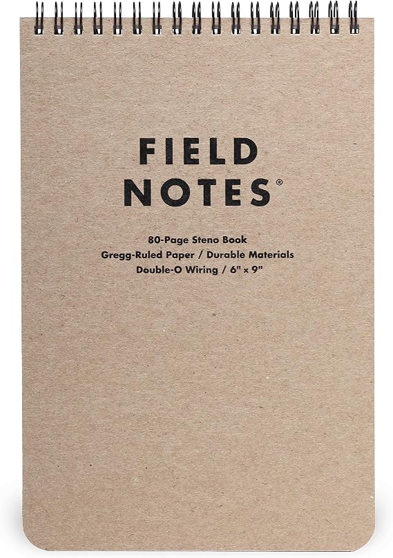 Field Notes - Steno Pad, 80 Pages - 6" x 9"