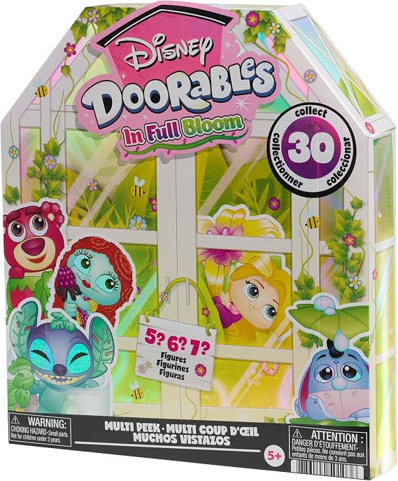 Disney Doorables in Full Bloom Multi Peek Series 15 Mystery Floral Figures | Assemble and Display, Collectible Disney Surprise Mini Toy, For Collectors, Fans, Tweens & Kids 5 up
