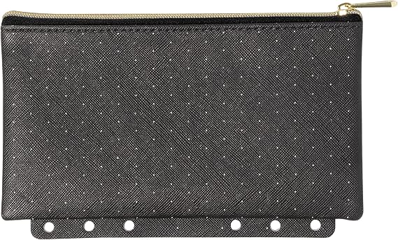 Filofax Accessory, Moonlight Collection, Zipper Pouch, Compatible with A5 and Personal Size Filofax Organizers, 6.7" x 4.02" (B132827)