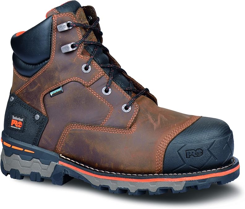 Timberland Men's Boondock 6 Inch Composite Safety Toe Waterproof Industrial Work Boot