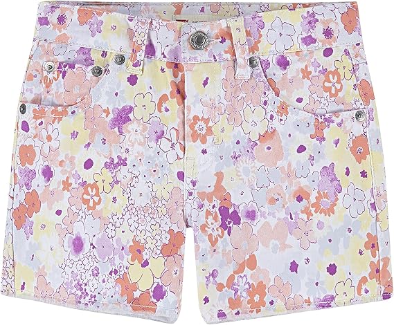 Levi's Baby-Girls Denim Shorty Shorts