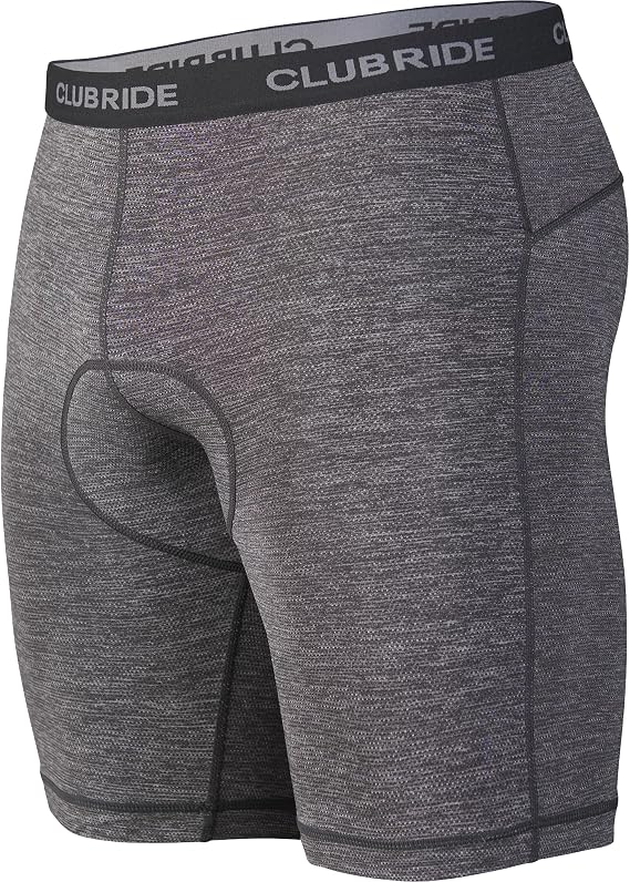 Club Ride Apparel Men's Woodchuck Chamois Liner Shorts-Gel Padded Bike Underwear, Breathable & Moisture-Wicking