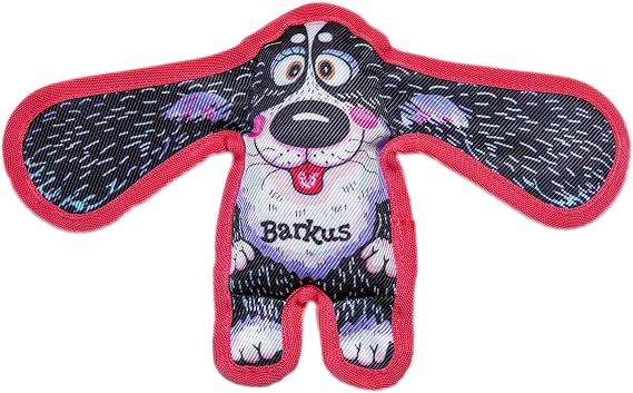 FUZZU All Ears Dog Chew Toy | Barkus Toy | Durable Squeaky | Chew Toy | Rugged Dog Toy | Small | 5"