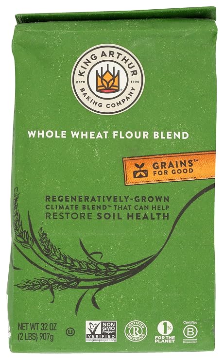 King Arthur, Flour Whole Wheat, 32 Ounce
