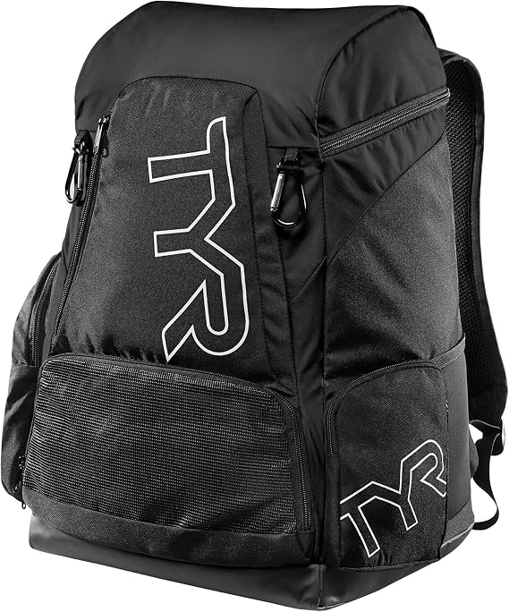 Alliance Backpack TYR Wet/Dry Athletic Gym and Pool Bag for Men and Women - Separate Wet/Dry Compartments, 45L Capacity, Ergonomic, Water-Resistant - Available in Team Colors